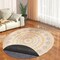 Non-Slip Rug Pads,Round 3 Ft Waterproof Extra Large Area Rugs Non Skid Rug Pad for All Floors and Finishes Durable Hardwood Floor Protective Felt Keeps Rugs in Place, Safe and Secure